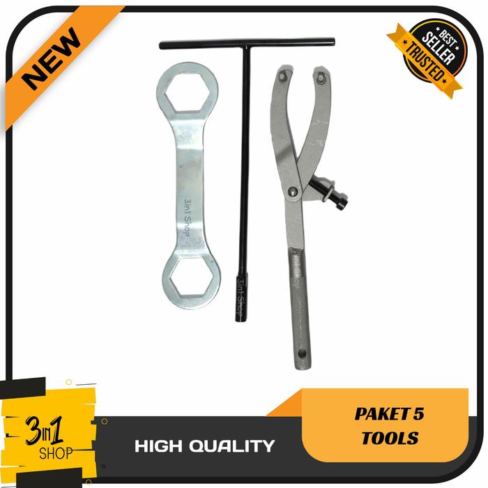 Gambar PAKET Treker CVT Tahanan Kopling + Kunci 39 x 41 TIPIS + Kunci T 8mm dari ThreeinOneShop Kota Administrasi Jakarta Utara Tokopedia