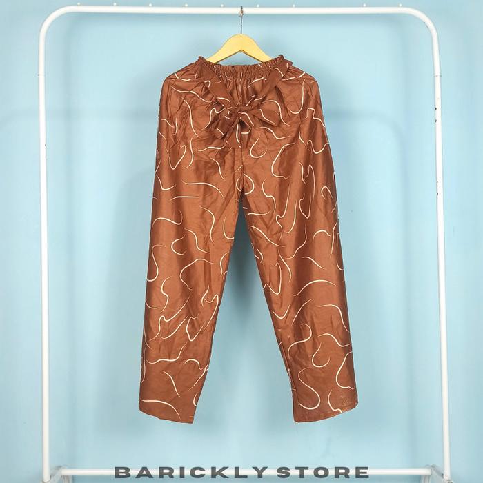 Gambar Celana Kulot Wanita Motif Cantik - E, Super Jumbo dari Barickly-Store undefined Tokopedia