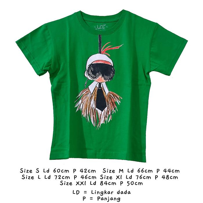 Gambar KAOS LCC COTTON COUPLE FAMILY KAOS LUCU MURAH HIJAU - KARLITO HIJAU, DEWASA GIGASIZE dari Kaoslcc.jkt undefined Tokopedia
