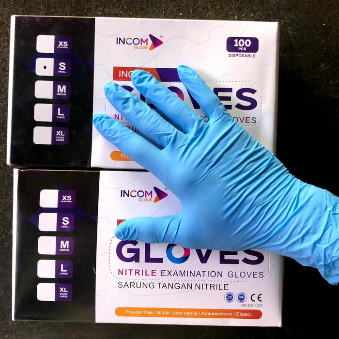 Incom Gloves Nitrile Jual Incom Nitrile Gloves Kota Surabaya Buana