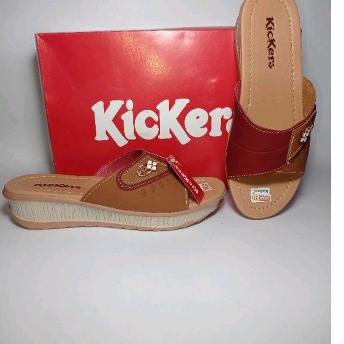 Gambar SANDAL SELOP WANITA SIZE 37/38/39/40 - Merah, 40 dari al baroka undefined Tokopedia