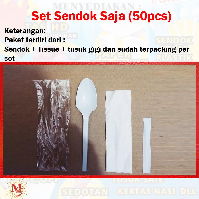 Gambar Paket Set Sendok (50pcs) dari Easyplasticsby Kota Surabaya Tokopedia