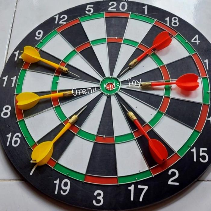 Gambar DART GAME Varian 12", 15", 17" Dart Board. Mainan membidik anak panah - 17" dari Orenji Kids Store undefined Tokopedia