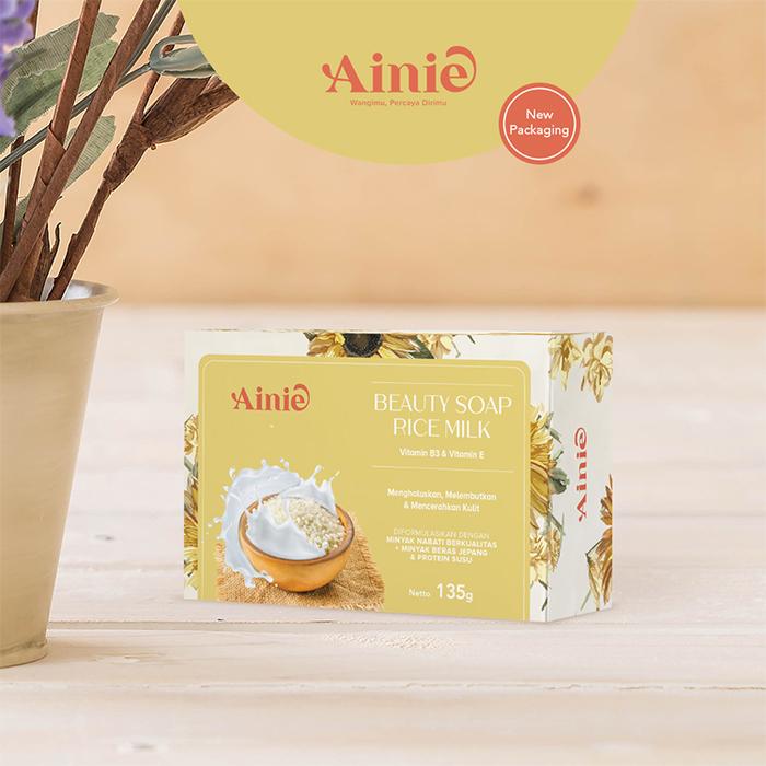 Gambar Ainie Beauty Soap Goat's Milk, Beras Jepang, Rice Milk 135 gr - Rice Milk, 70GR dari lizacharizza undefined Tokopedia