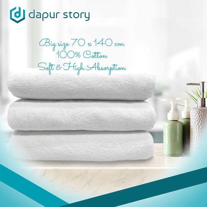 Gambar Clavellui Handuk Mandi 70 x 140 cm Katun 100% Cotton Bath Towel dari Dapur Story undefined Tokopedia