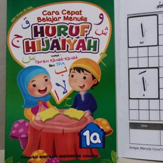 Gambar Buku Anak Cara Cepat Belajar Menulis Huruf Hijaiyah Jilid 1 - Jilid 1a dari mama alisha01 undefined Tokopedia