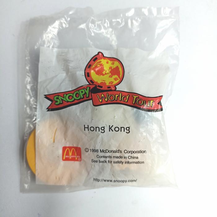 Gambar Happy Meal McDonald MCD Snoopy World Tour 1998 - Hongkong dari Kabbi Bada Toys Kab. Pamekasan Tokopedia