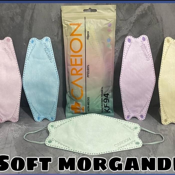 Gambar Masker Premium kf94 Gradation embos Careion mix 5 warna isi 10pcs - mix morgandi dari Vigoe store undefined Tokopedia