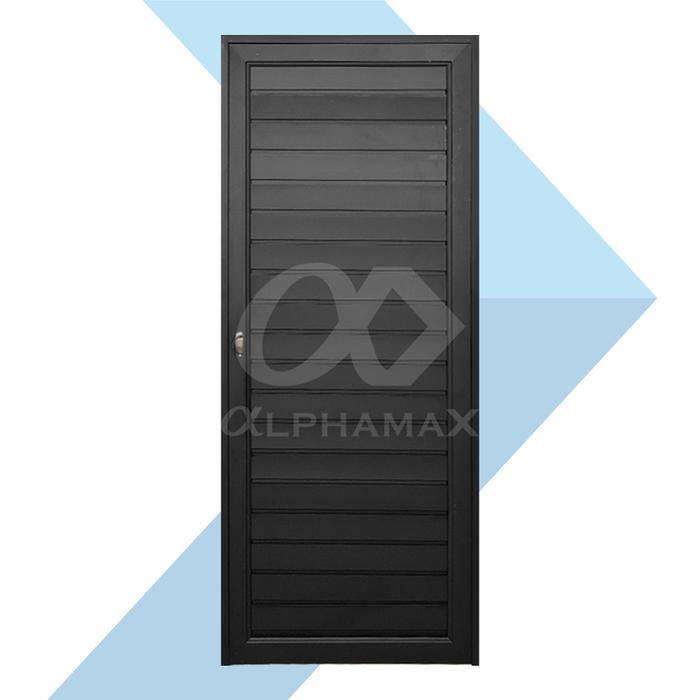 Gambar ALPHAMAX Austin-70 Slot Pintu Kamar Mandi & Gudang Aluminium Kunci Slot/Gerendel 70 x 198,5cm - SBM (Hitam), Buka Kanan dari Alphamax Official undefined Tokopedia