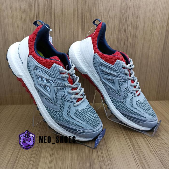 Gambar Sepatu Running Spotec ZEST - ABU MUDA/MERAH, 38 dari Neo_Shoes undefined Tokopedia
