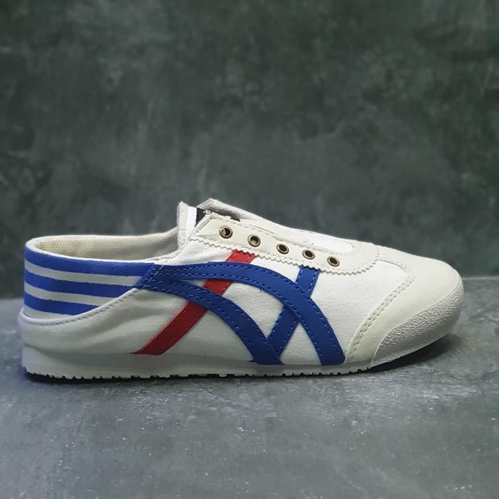 Gambar sepatu wanita slip on terbaru - tosca putih, 39 dari Sepatu_MurahJKT undefined Tokopedia