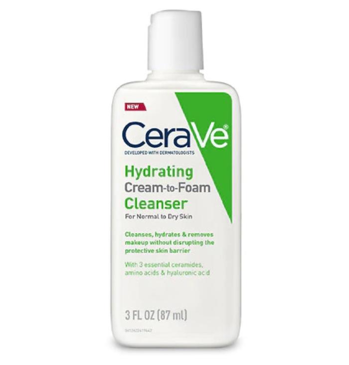 Gambar CeraVe Hydrating Cream to Foam Facial Cleanser for Normal to Dry Skin - 87 ml dari First Care Shop undefined Tokopedia