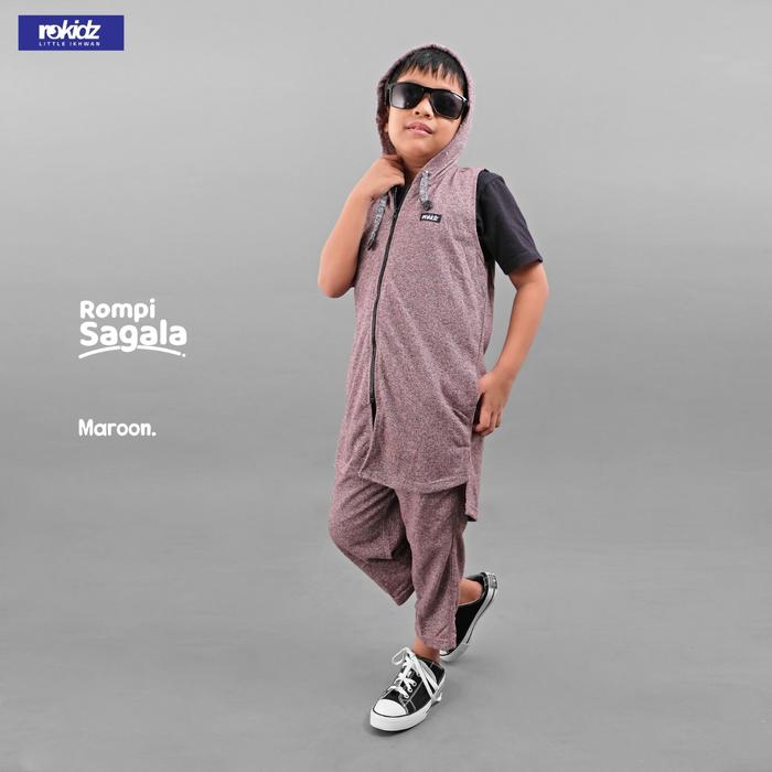 Gambar Rompi Shalat Anak ROKIDZ - Rosal Anak Murah Original Rompi Anak Polos - Maroon, L dari Rosal Indonesia_NEW undefined Tokopedia