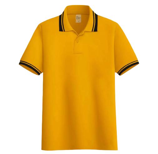 Gambar Kaos poloshirt kerah stripe list |kaos kerah pria seragam polos Kuning - Kuning, M dari DailyStore 21 undefined Tokopedia