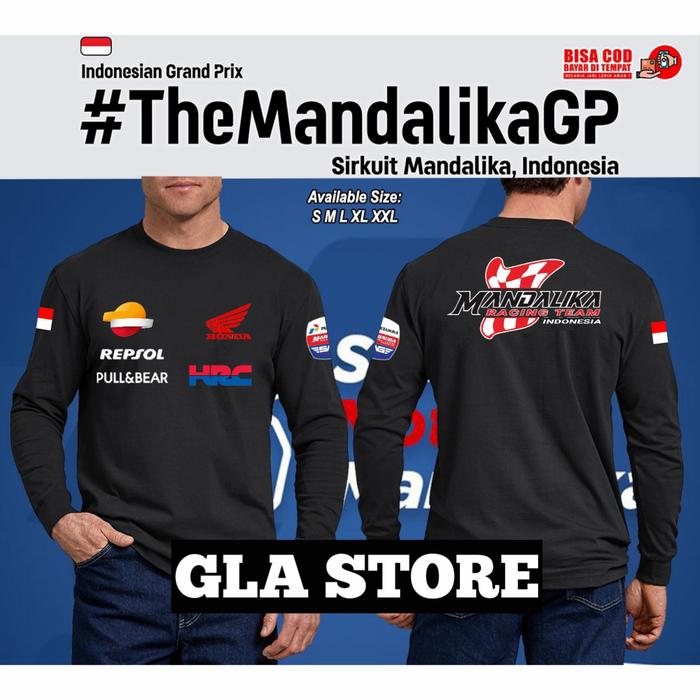 Gambar kaos circuit mandalika lombok motogp/kaos honda repsol - Hitam, S dari G.L.A CLOTHING undefined Tokopedia