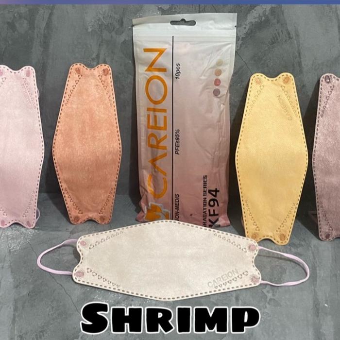 Gambar Masker Premium kf94 Gradation embos Careion mix 5 warna isi 10pcs - mix shrimp dari Vigoe store undefined Tokopedia