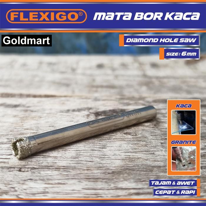 Gambar Mata Bor Kaca Dan Granite 6 mm Original Flexigo Diamon Hole Saw - Ukuran 6 mm dari Goldmart88 undefined Tokopedia