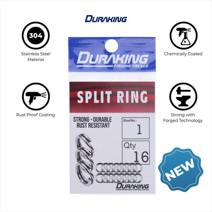 Gambar Duraking Hook Split Ring - 1 dari Duraking Outdoor and Sports undefined Tokopedia