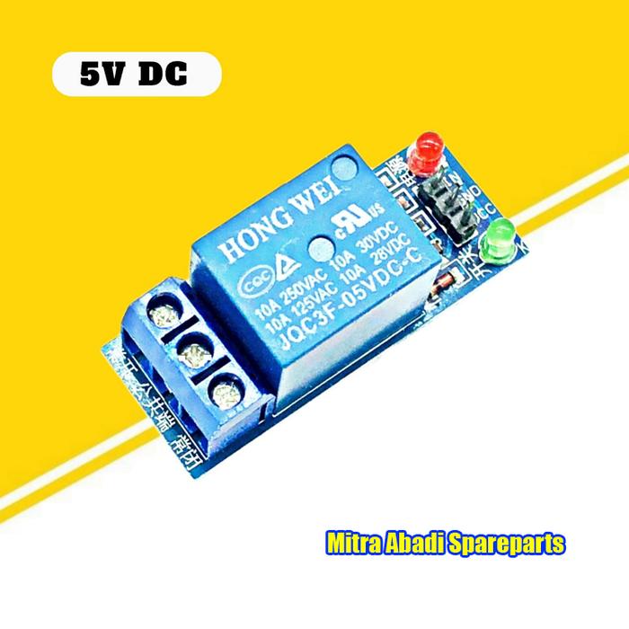 Gambar Relay Module 1 Channel DC 5V / 12 V untuk Arduino Raspberry Pi - DC 5V dari Mitra Abadi Spareparts undefined Tokopedia