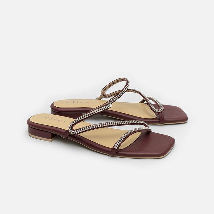 Gambar Tiara Sandals - Maroon, 39 dari Eliev undefined Tokopedia