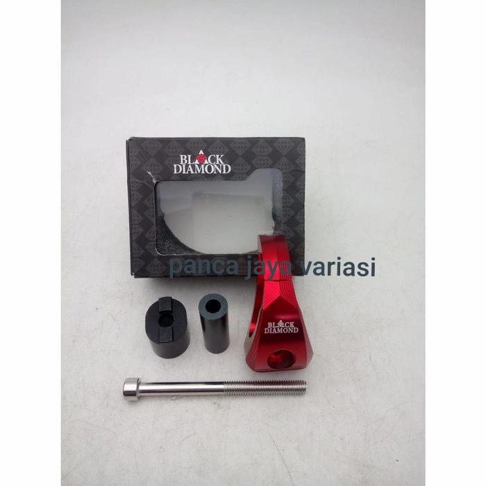 Gambar Gantungan Cantolan Barang Model D Geser Ful CNC Universal BLACK DIAMON - Red dari Panca jaya variasi undefined Tokopedia
