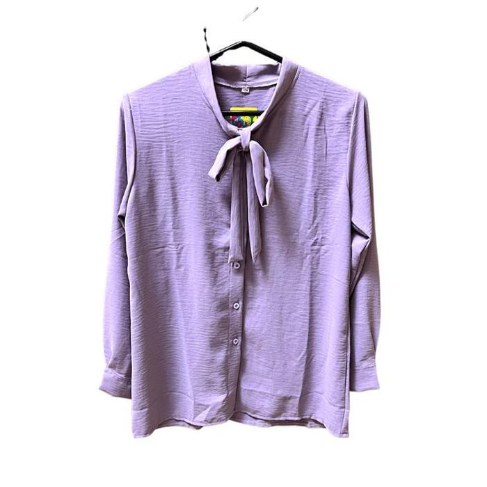 Gambar Atasan Blus Lengan Panjang Anak Cewek Blouse Kids Fashion 8-15 tahun - Ungu Blus 05, 20 dari Kimchan Shop undefined Tokopedia