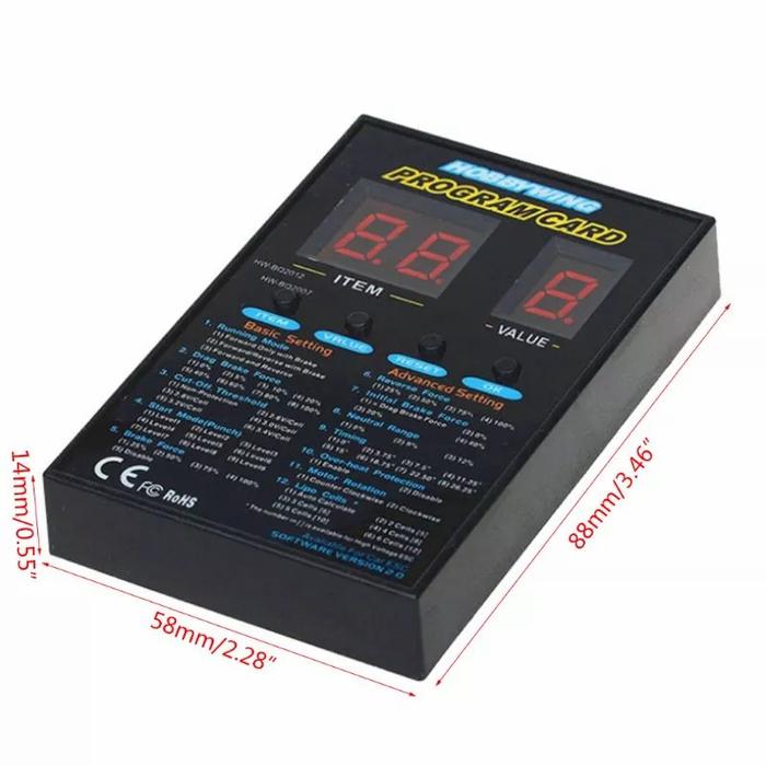 Gambar Program Card ESC Brushless - Hoobywing dari rc plaju undefined Tokopedia