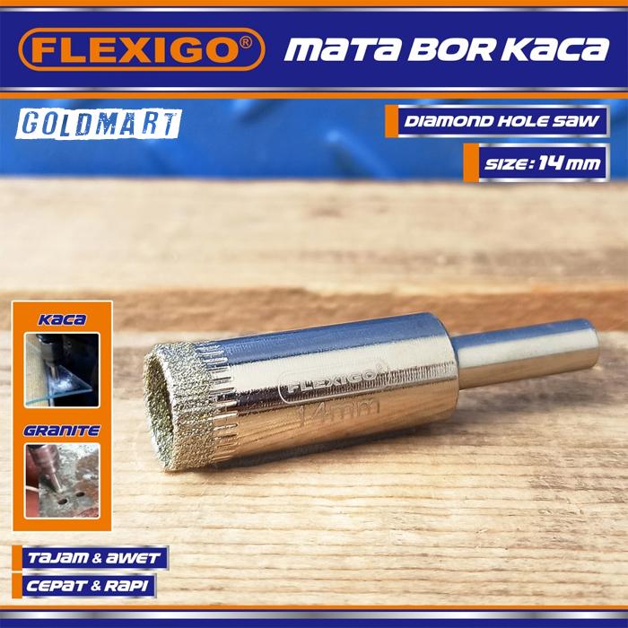 Gambar Mata Bor Kaca Dan Granite 6 mm Original Flexigo Diamon Hole Saw - Ukuran 14 mm dari Goldmart88 undefined Tokopedia