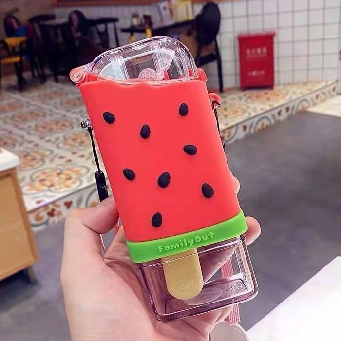 Gambar BOTOL MINUM ANAK ICE CREAM 300ML ES KRIM - SEMANGKA dari mix acc888 undefined Tokopedia