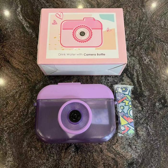 Gambar Botol Minum Anak Model Kamera Lucu Camera Bubble 400ml Free Tali - Ungu dari mix acc888 undefined Tokopedia
