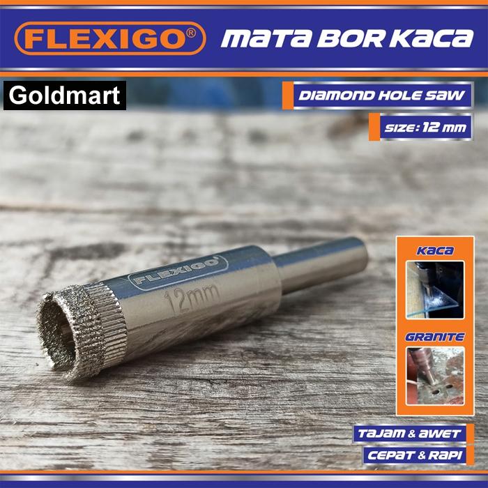 Gambar Mata Bor Kaca Dan Granite 6 mm Original Flexigo Diamon Hole Saw - Ukuran 12 mm dari Goldmart88 undefined Tokopedia