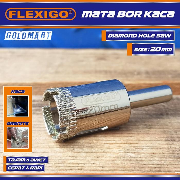 Gambar Mata Bor Kaca Dan Granite 6 mm Original Flexigo Diamon Hole Saw - Ukuran 20 mm dari Goldmart88 undefined Tokopedia