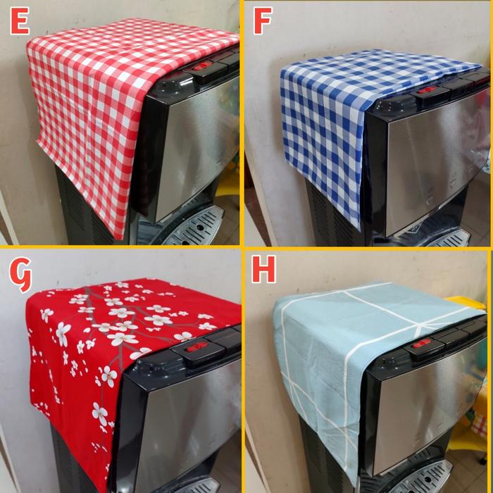 Gambar Taplak Dispenser / Cover Dispenser Galon Bawah Bahan Katun - Motif E,F,G,H dari Effortt undefined Tokopedia