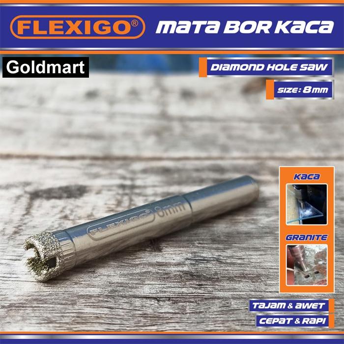 Gambar Mata Bor Kaca Dan Granite 6 mm Original Flexigo Diamon Hole Saw - Ukuran 8 mm dari Goldmart88 undefined Tokopedia