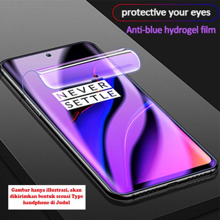 Gambar Grace Hydrogel for Oppo Reno 10x Zoom 2019 - 6.6 inch -Screen and Back - Depan Bluelight dari Mentari Grasindo Teknik undefined Tokopedia