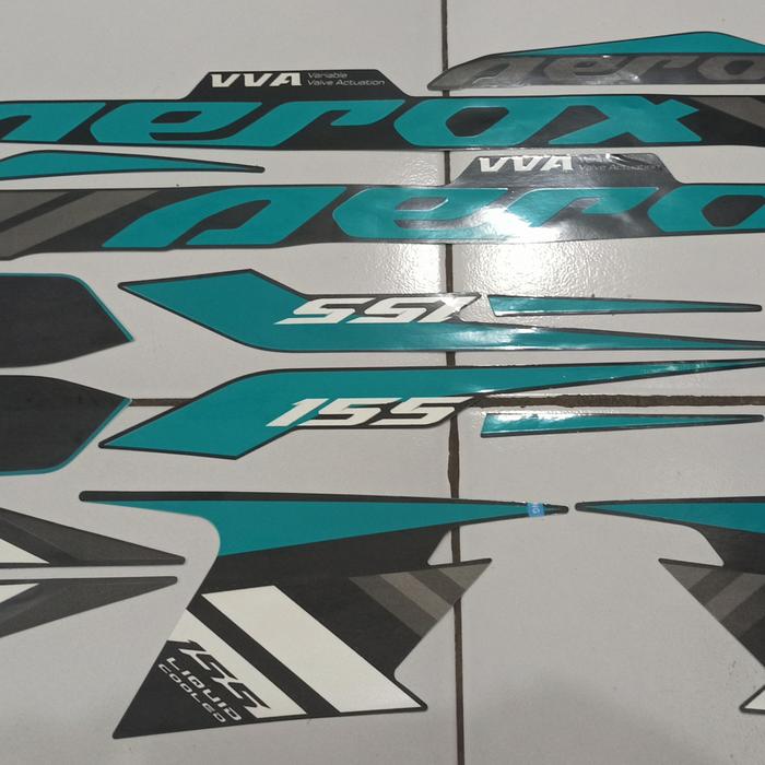Gambar striping yamaha aerox 155 2020 kualitas A setara original - Biru Muda dari jc striping semarang undefined Tokopedia