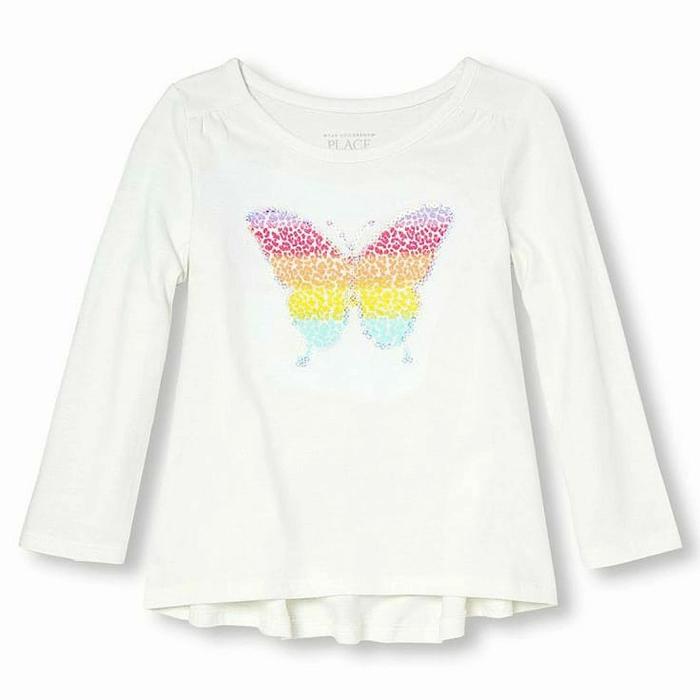 Gambar Kaos Place Anak Perempuan Tangan Panjang Usia 18-24m sd 5thn - Putih, 5 tahun dari Pangkalan Baju undefined Tokopedia