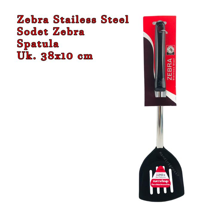 Gambar Sodet *Zebra Stailess Steel * sodet Zebra * Spatula - Sodet Berlubang dari MD mandiri undefined Tokopedia