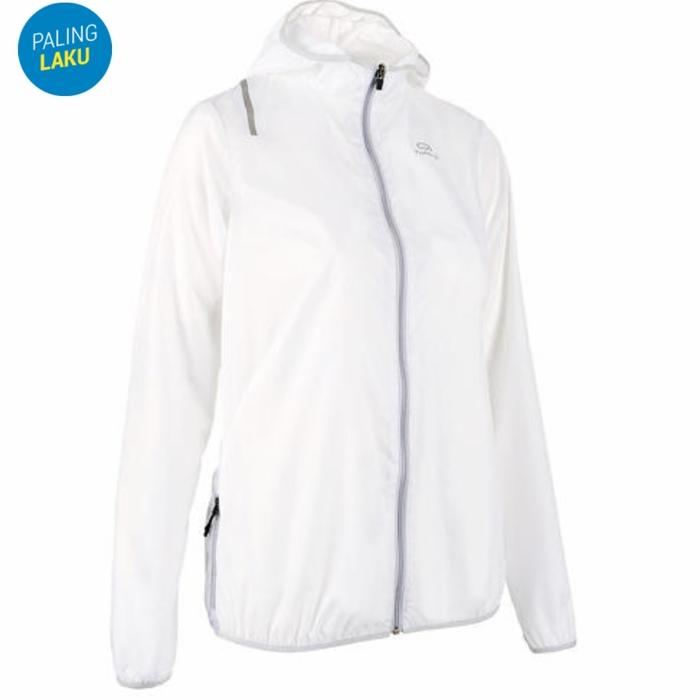 Gambar jaket jogging wanita, jaket anti angin air jaket olahraga wanita - Putih, EU 36 dari xo pando undefined Tokopedia