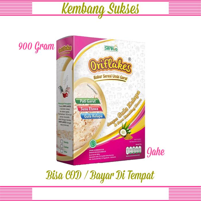 Gambar Oriflakes Sereal Umbi Garut Asam Lambung Maag Gerd Gastro - Susu Etawa - Jahe dari KembangSukses undefined Tokopedia