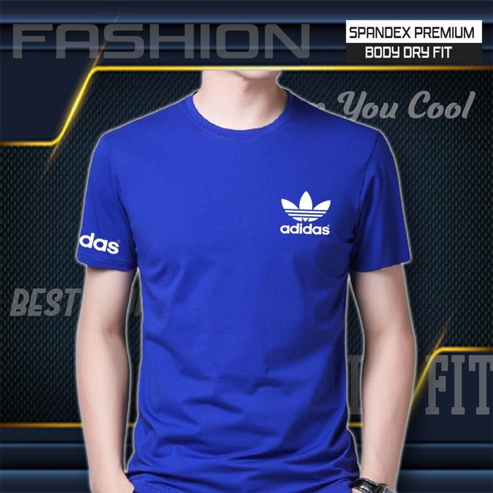 Gambar Baju Gym Fitness Pria / Kaos Fitness / Kaos Olahraga - Biru, XL dari JnJStreetWear undefined Tokopedia