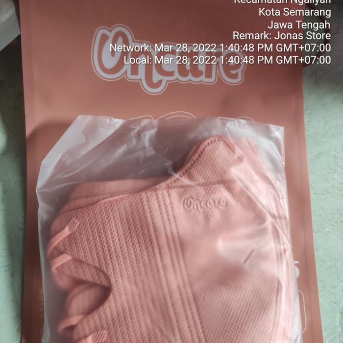 Gambar Masker duckbill warna oncare isi 10 - shrimp pink dari JONAS STORE SEMARANG undefined Tokopedia