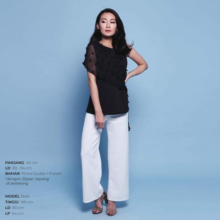Gambar SALE! MyYoora Executive Blouse Collections Koleksi Atasan Wanita Mewah - Zalea-Black dari MyYoora Shop undefined Tokopedia