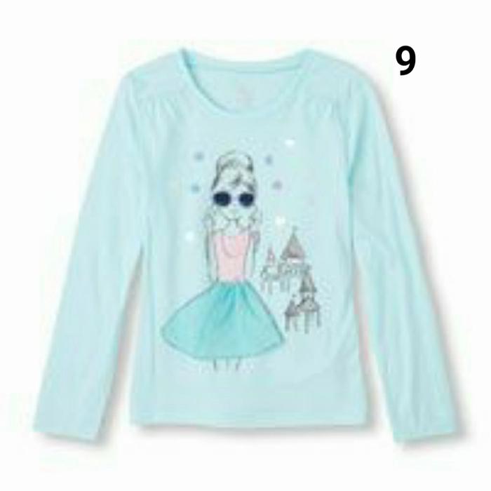 Gambar Kaos Place Anak Perempuan Usia 2 sd 8thn - 9, 2 tahun dari Pangkalan Baju undefined Tokopedia