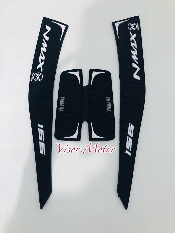 Gambar TANKPAD STICKER KARET NMAX 2020 2021 DECKPAD NMAX NEW SET 3D PNP - Putih dari Visor Market undefined Tokopedia