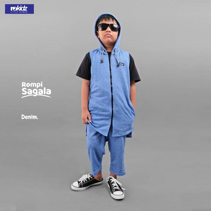 Gambar Rompi Shalat Anak ROKIDZ - Rosal Anak Murah Original Rompi Anak Polos - Denim, M dari Rosal Indonesia_NEW undefined Tokopedia