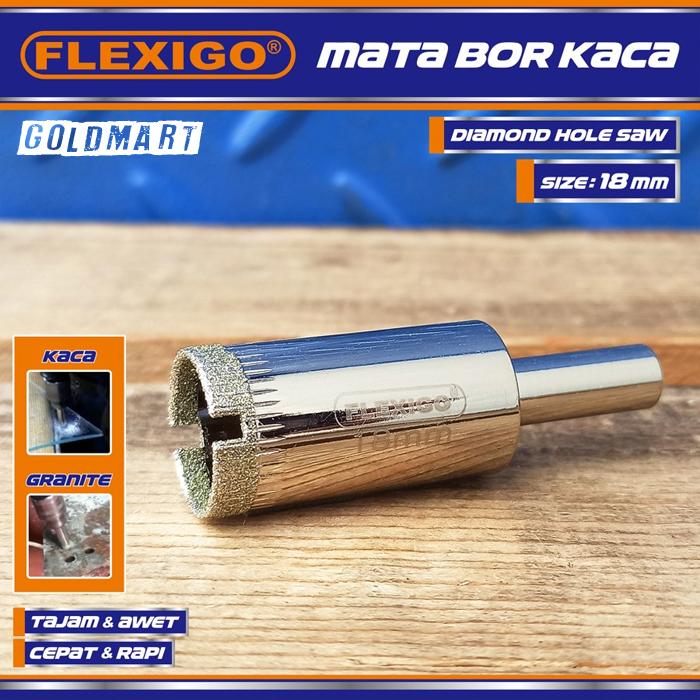 Gambar Mata Bor Kaca Dan Granite 6 mm Original Flexigo Diamon Hole Saw - Ukuran 18 mm dari Goldmart88 undefined Tokopedia