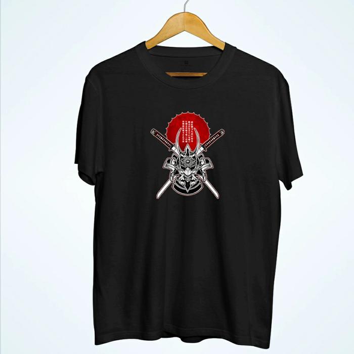 Gambar Kaos samurai jepang hitam xxl baju t shirt cowok big size oversize - Hitam, XXL dari kaos gede undefined Tokopedia
