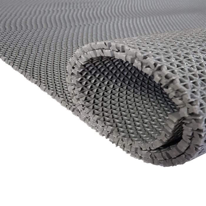 Gambar KARPET KARET PVC JARING ANTI SLIP 1 ROLL FULL 120CM X 15M TEBAL 6MM - Abu-abu dari NEW VICTORI KARPET undefined Tokopedia