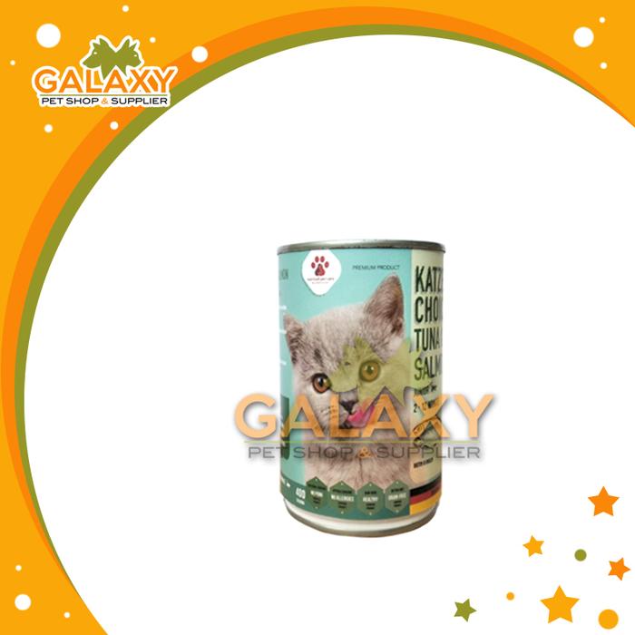 Gambar KATZE CHOICE JUNIOR 400g MAKANAN KALENG ANAK KUCING - TUNA SALMON dari Galaxy Petshop Online undefined Tokopedia